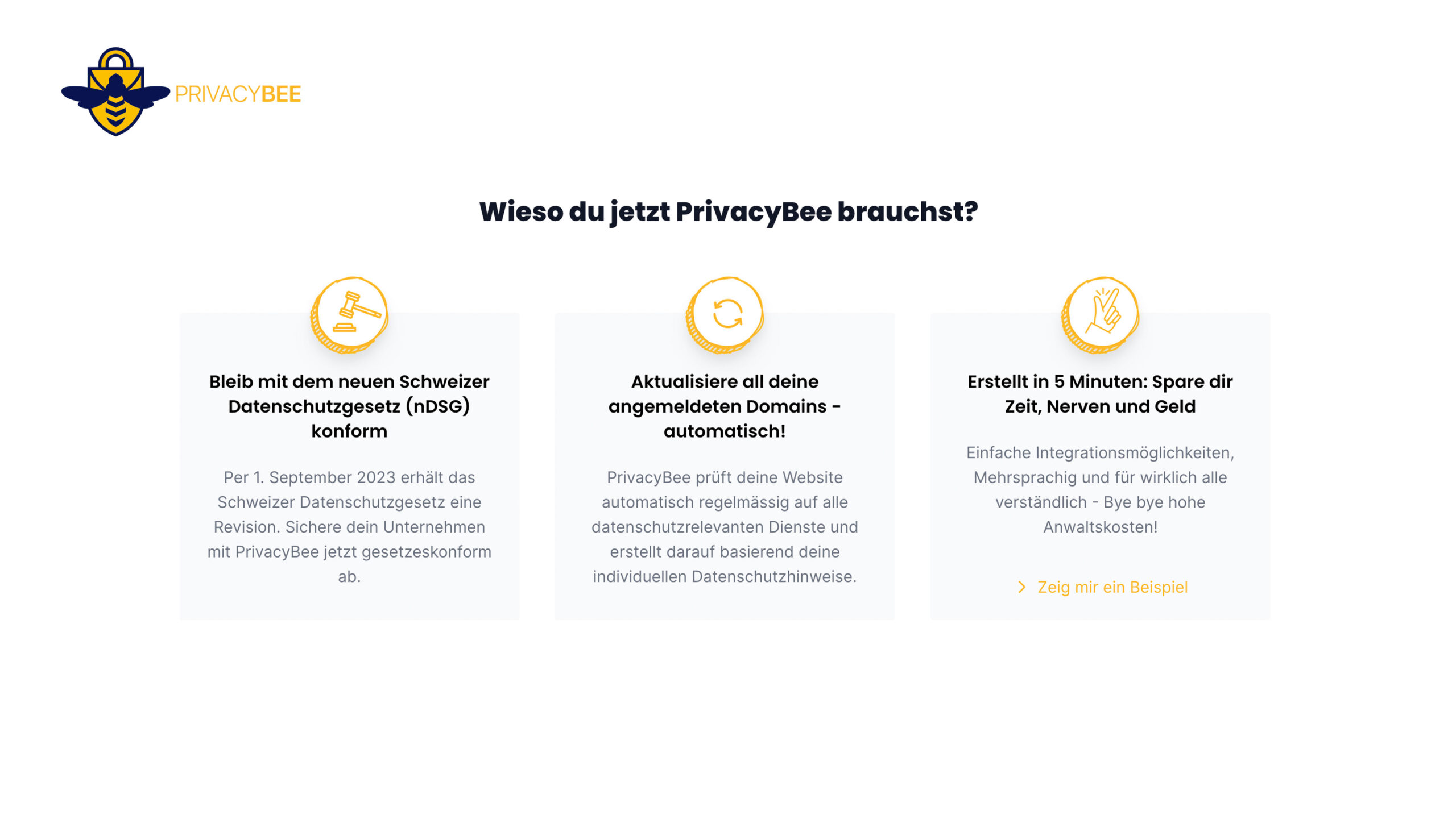 Vorteile PrivacyBee Valpix