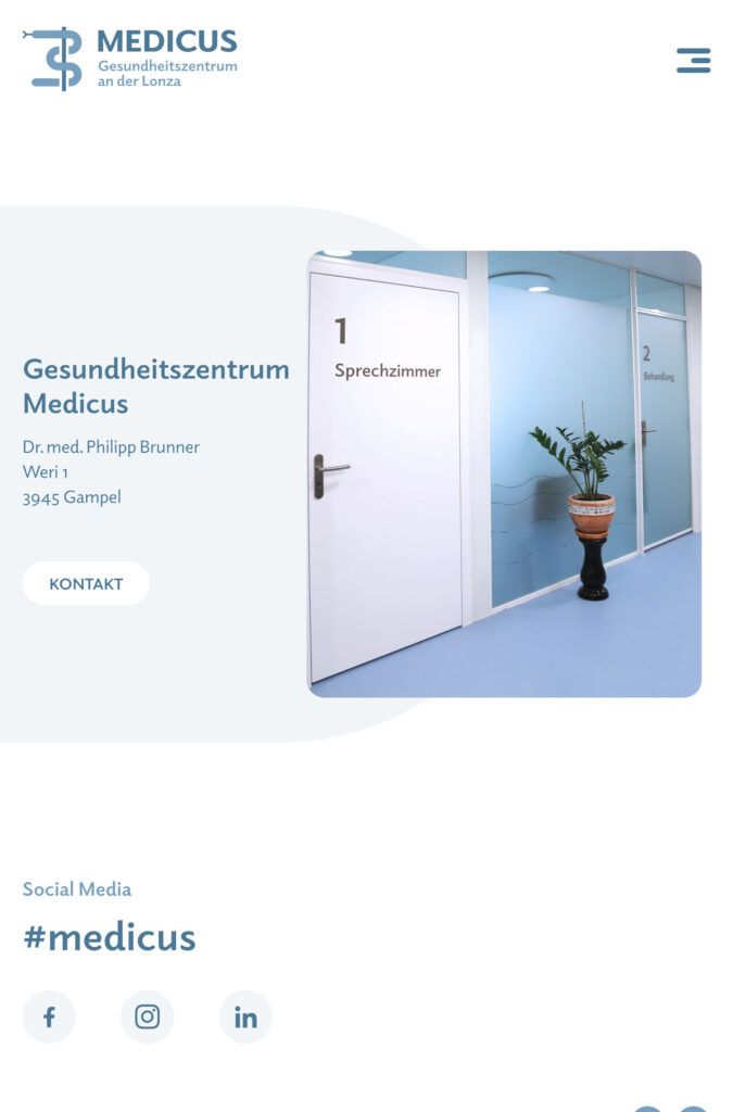 Valpix Referenz Gesundheitszentrum Medicus Tablet